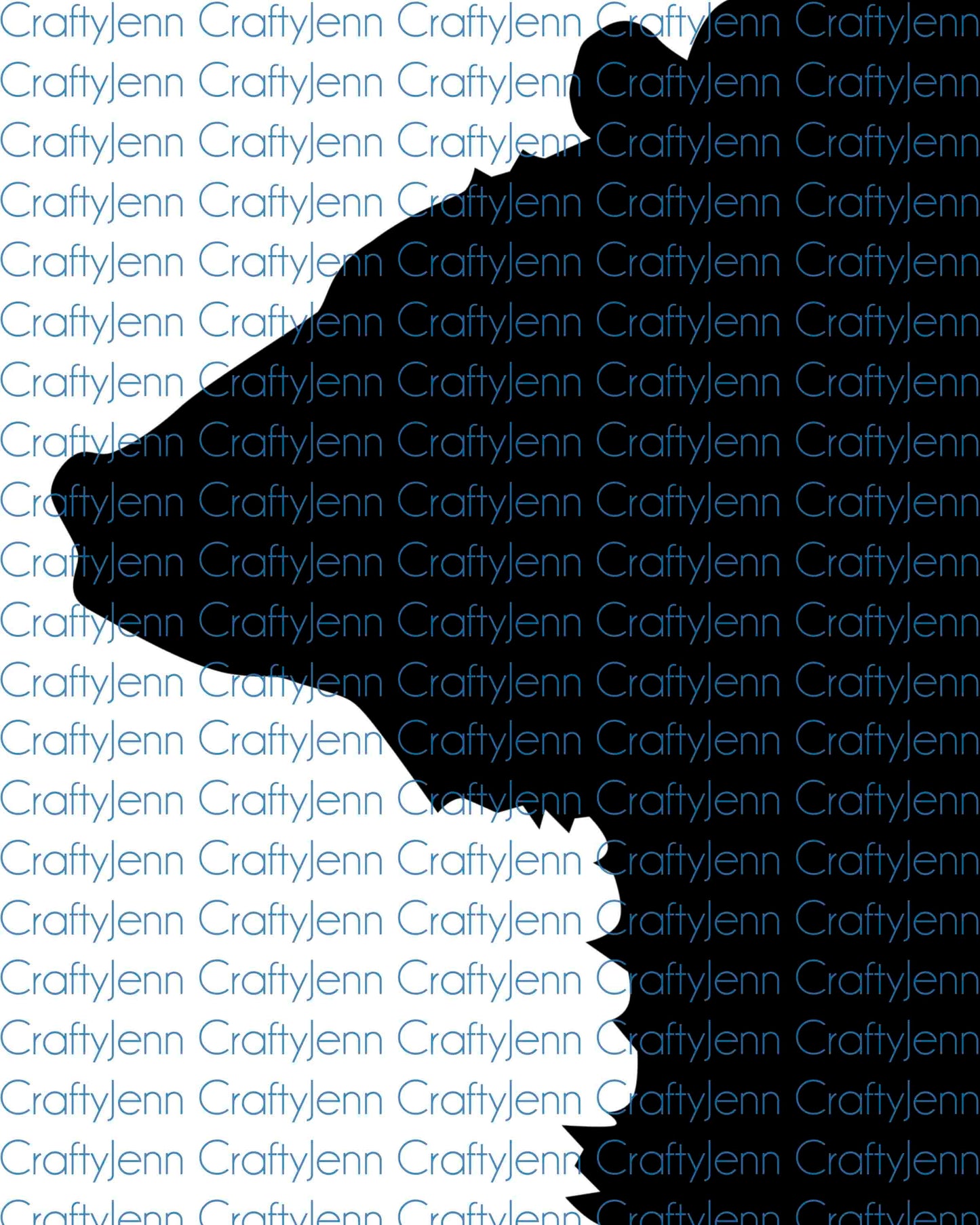 Bear Silhouette Vinyl Decal