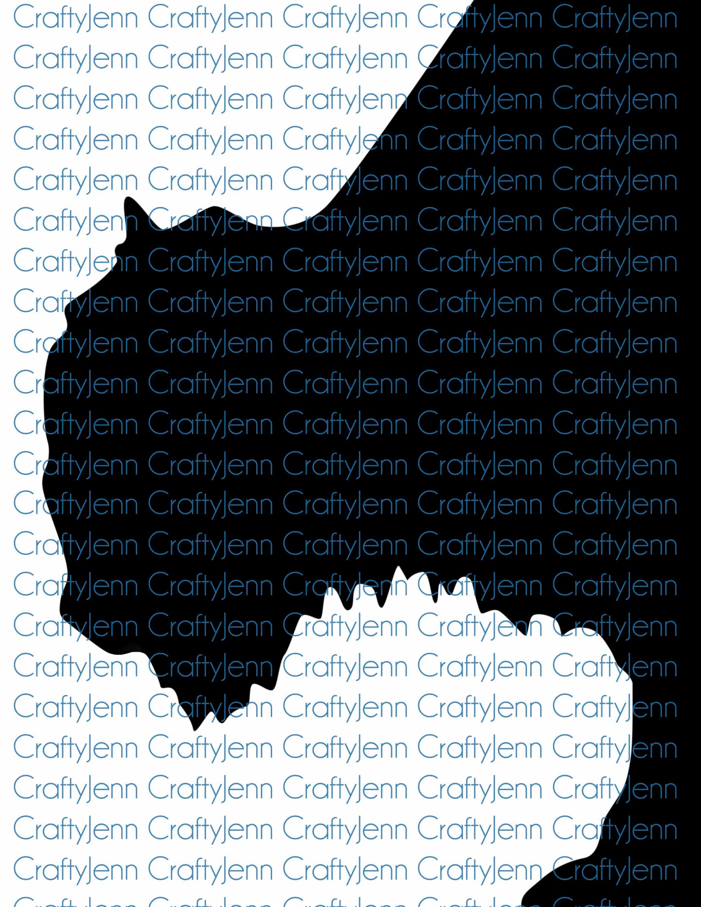 Bison/Buffalo Silhouette Vinyl Decal