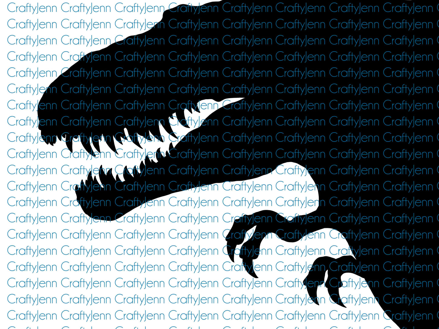 Dinosaur Silhouette Vinyl Decal