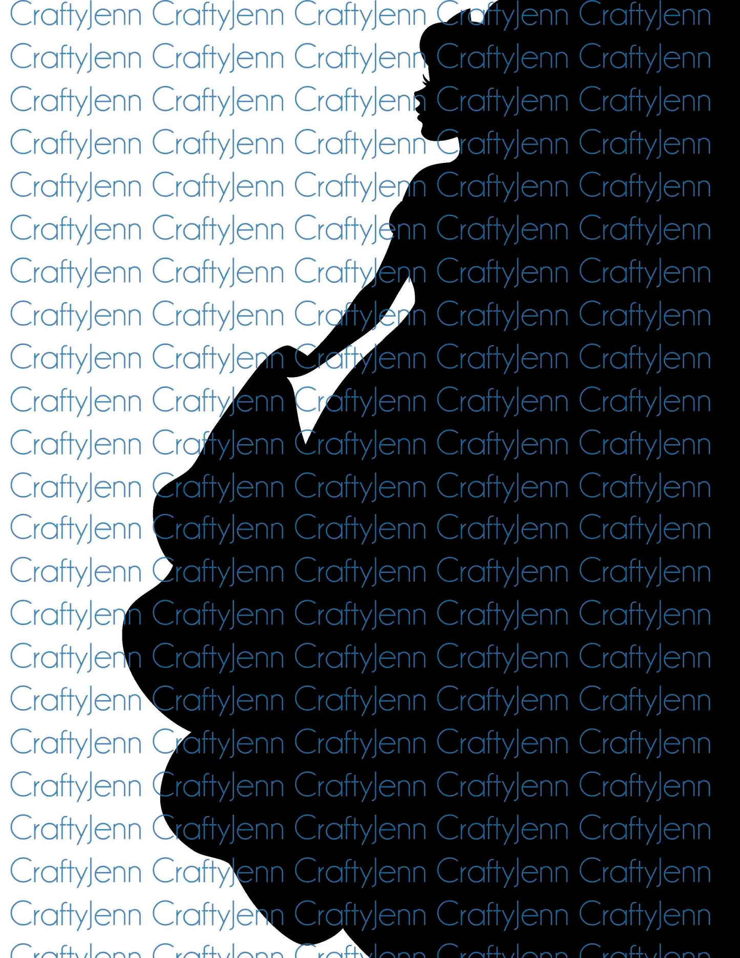 Princess Silhouette Vinyl Decal