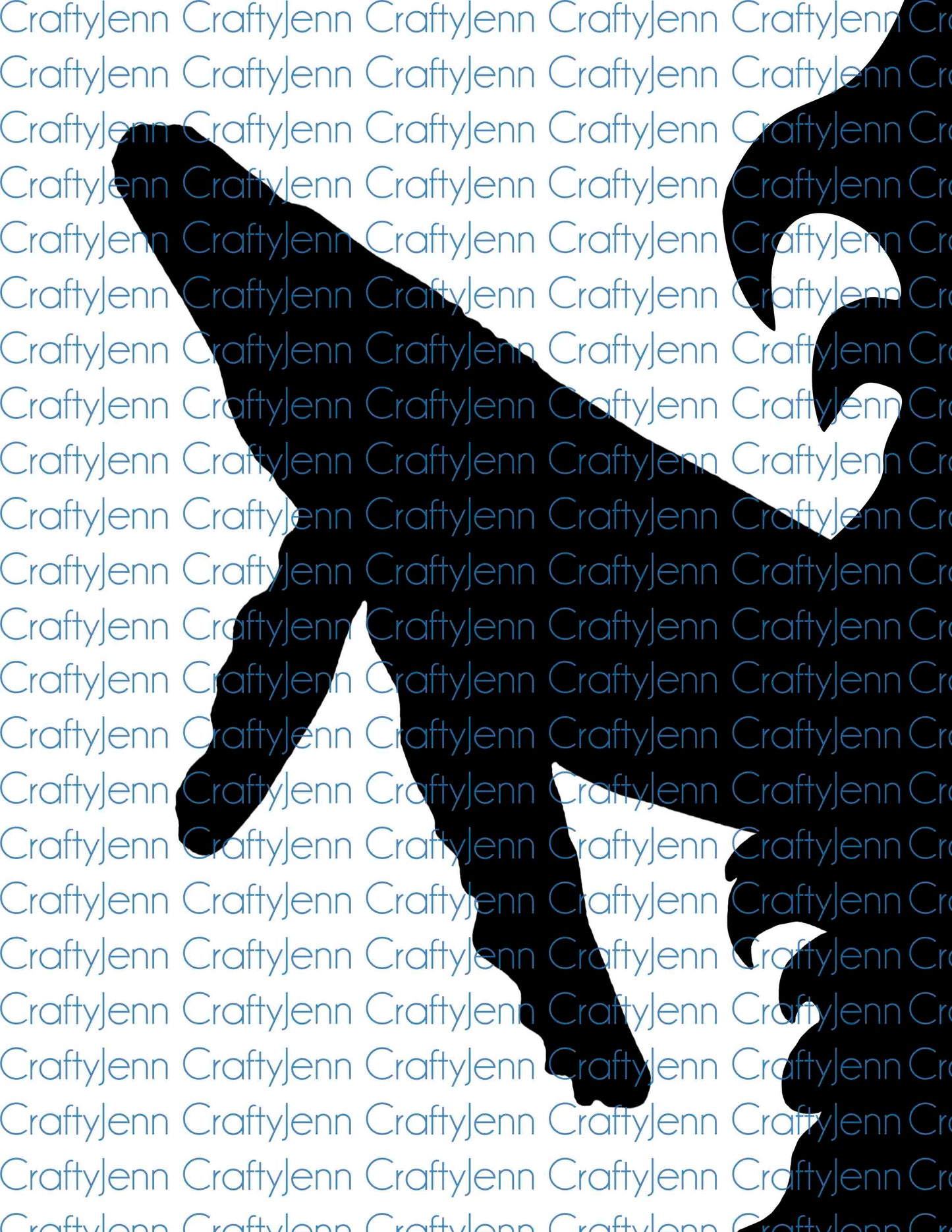 Whale Silhouette Vinyl Decal