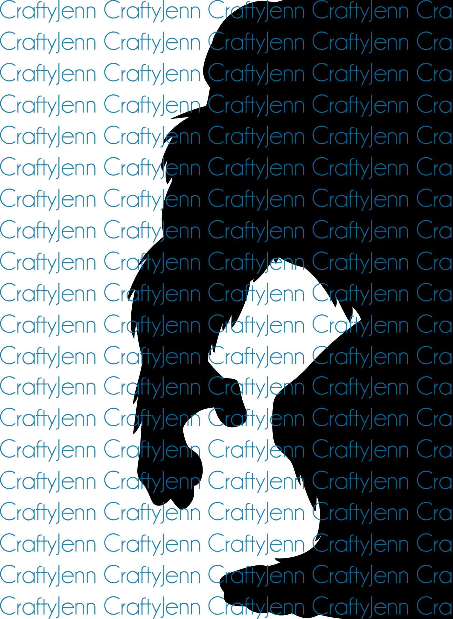 Bigfoot Silhouette Vinyl Decal