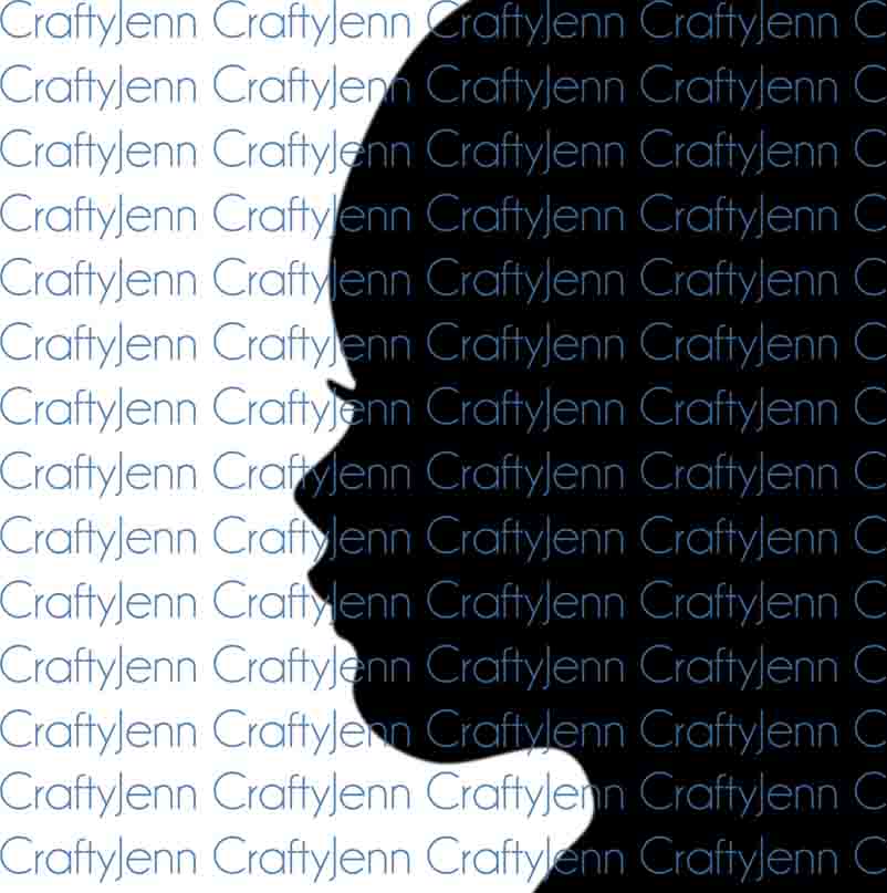 Little Girl Silhouette Vinyl Decal
