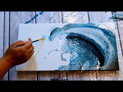 Ocean Horse Silhouette Vinyl Decal